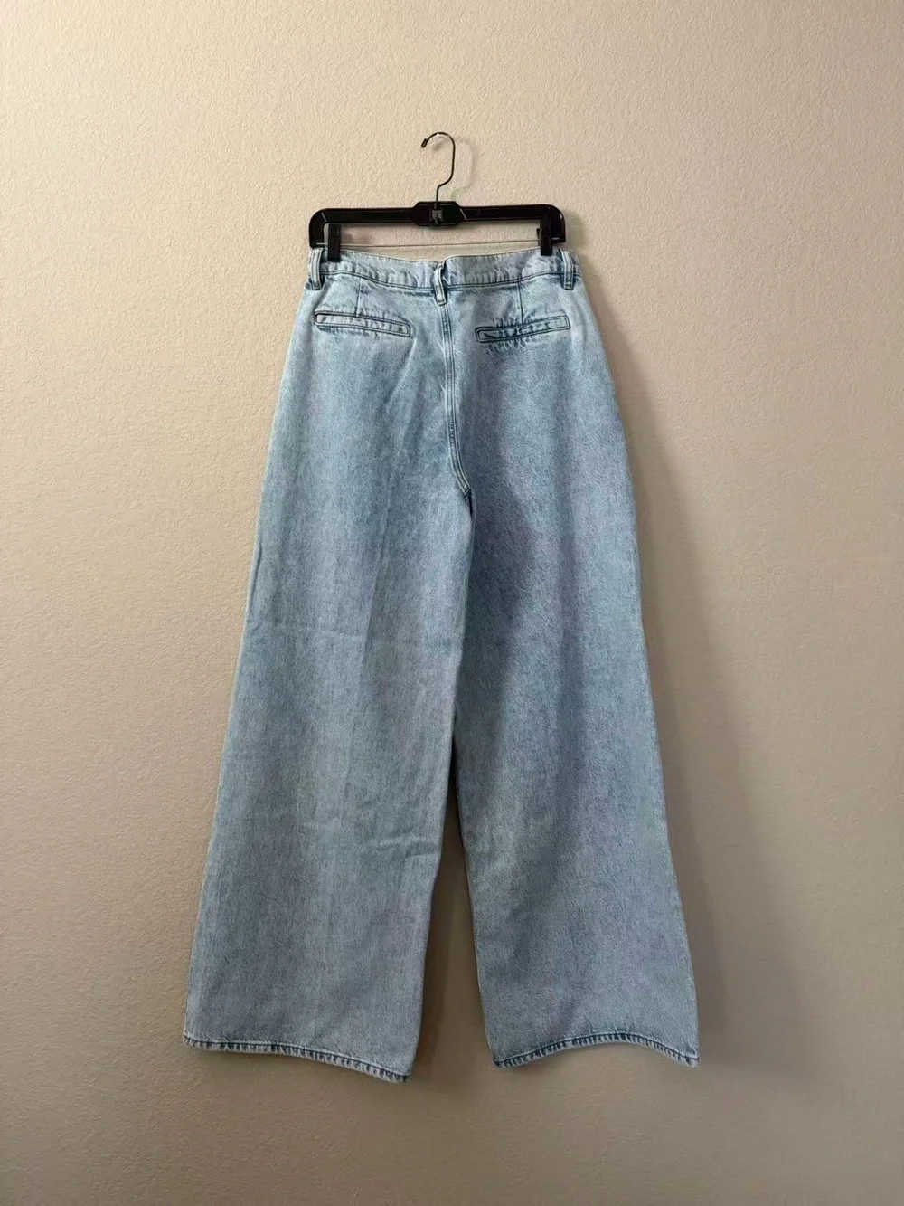 Frame Denim Light Blue Wide Leg Jeans
